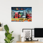 London Landmarks Poster (Thuiskantoor)