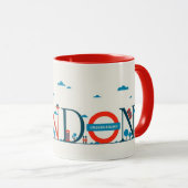 London Landmarks UK Red Mug (Devant droit)