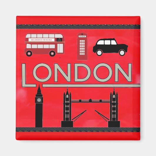 London Magnet Magneet (Voorkant)
