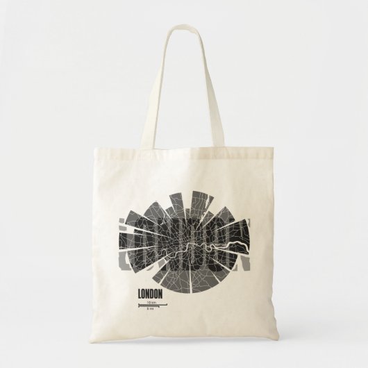 London Map Bag Tote Bag (Voorkant)