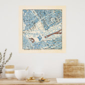 London Map - Piccadilly, Buckingham Palace Poster (Keuken)