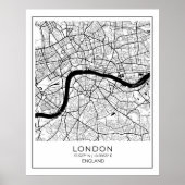 London Map Poster - London Wall Art Decor (Voorkant)