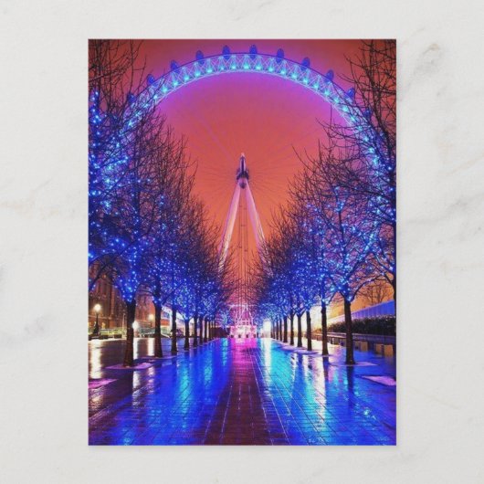London Merry-Go-Round Briefkaart (Voorkant)
