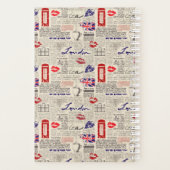London Newspaper Pattern Planner (Achterkant)