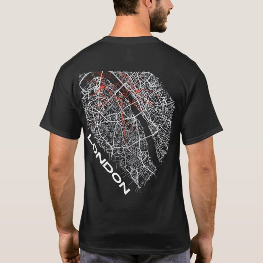 London on your T-shirt (Achterkant)