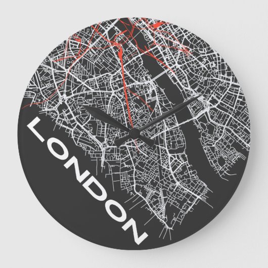 London on your T-shirt Grote Klok (Voorkant)