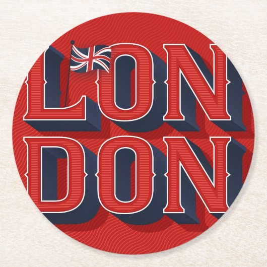 London Paper Onderzetters (Voorkant)