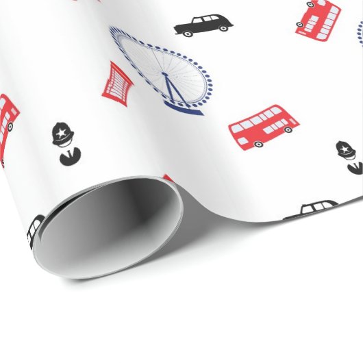 London Pattern Cadeaupapier (Rol Hoek)