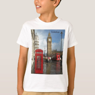 London Phone box & Big Ben (St.K.) T-shirt