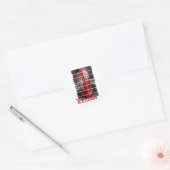 London Phone Box  Souvenir Ronde Sticker (Envelop)