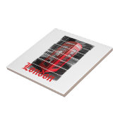 London Phone Box Souvenir Tegeltje (Zijkant)