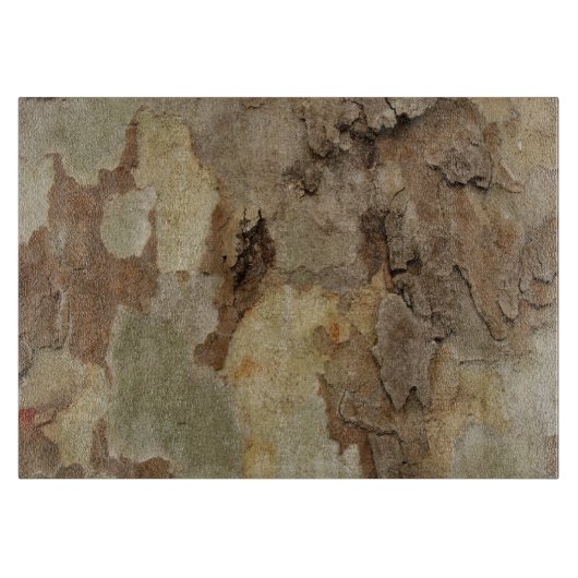 London Plane Tree Bark Chopping Board Snijplank (Voorkant)