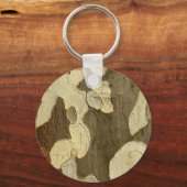 London Plane Tree Bark Key Ring Sleutelhanger (Voorkant)