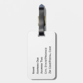 London Post Bagagelabel (Achterkant verticaal)