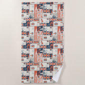 London Post Beach Towel Strandlaken (Voorkant)