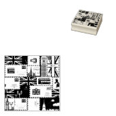 London Post Stamp Rubberstempel (Gestempeld)