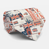 London Post Stropdas (Opgerold)