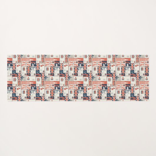 London Post Yoga Mat (Achterkant (horizontaal))