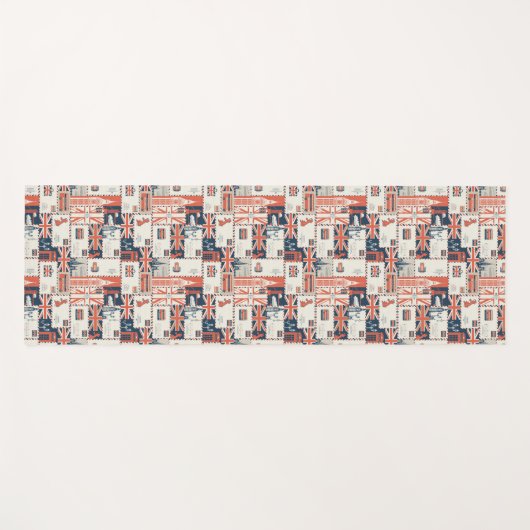 London Post Yoga Mat (Voorkant (horizontaal))