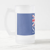 London Postcode SW10 met Union Jack Matglas Bierpul (Links)