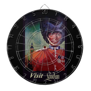 London Poster Dart Board Dartbord