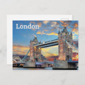 London Postkarte Briefkaart (Voorkant / Achterkant)