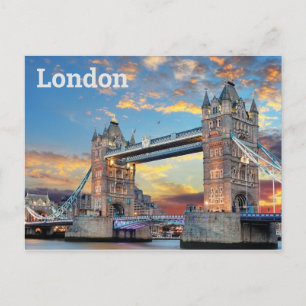 London Postkarte Briefkaart