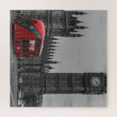 London Red Bus en Big Ben Art Travel Legpuzzel (Horizontaal)