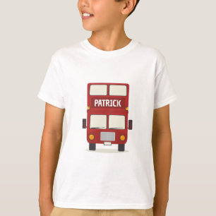 London Red Bus Personalized T-shirt
