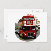 London Red Bus Routemaster Buses Briefkaart (Voorkant / Achterkant)