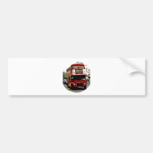 London Red Bus Routemaster Buses Bumpersticker