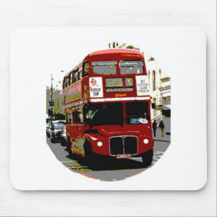 London Red Bus Routemaster Buses Muismat