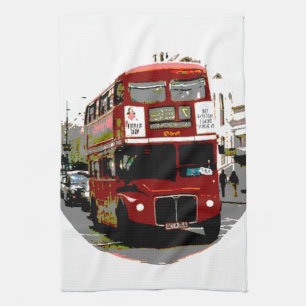 London Red Bus Routemaster Buses Theedoek