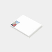 London Red Bus schrijft Post-it® Notes (Schuin)