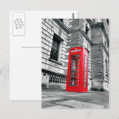 London Red Phone Booth Briefkaart (Voorkant / Achterkant)