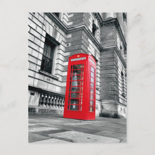 London Red Phone Booth Briefkaart