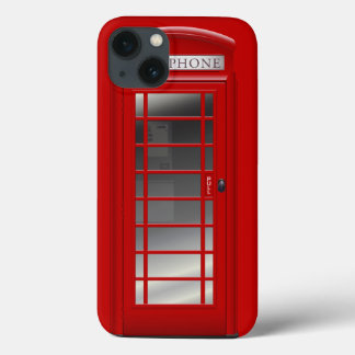 London Red Phone Booth Call Box iPhone 13 Hoesje