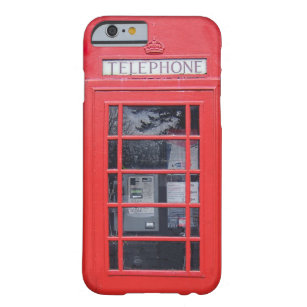 London Red Telephone Box Barely There iPhone 6 Hoesje