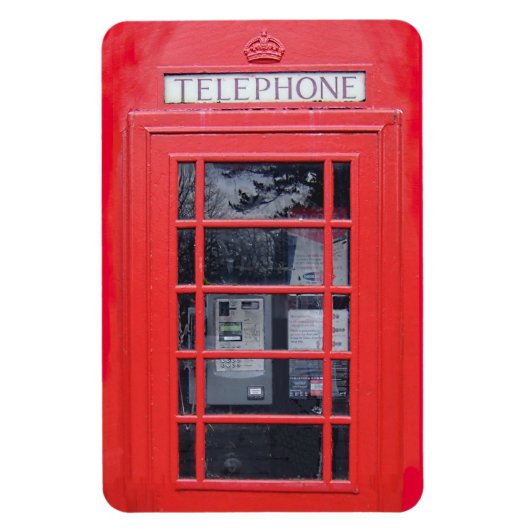 London Red Telephone Box Magneet (Verticaal)