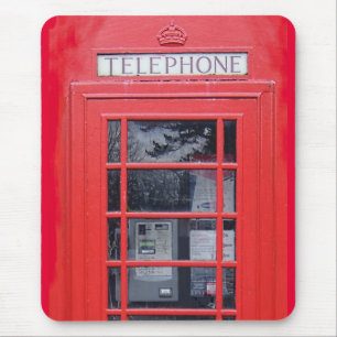 London Red Telephone Box Muismat