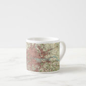 London Region Map Espresso Kop (Voorkant rechts)