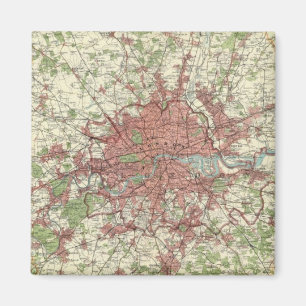 London Region Map Magneet