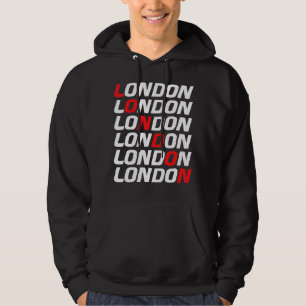 London Retro Vintage Een echte Engelsman uit Engel Hoodie