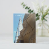 London Shard uitzicht briefkaart (Staand voorkant)