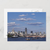 London Skyline Briefkaart (Voorkant / Achterkant)