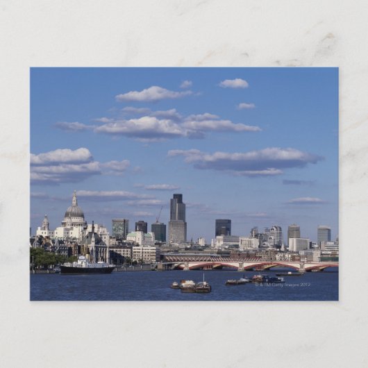 London Skyline Briefkaart (Voorkant)