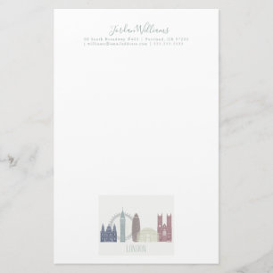 London Skyline Briefpapier