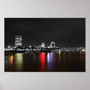 London skyline colorsplas poster