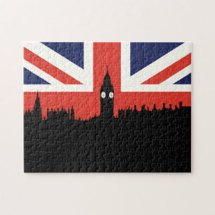London Skyline   De Britse vlag Legpuzzel