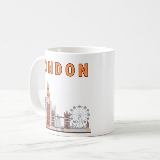 London Skyline Mug (Devant gauche)